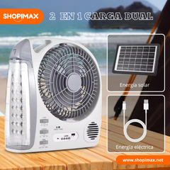 VENTILADOR SOLAR 6 EN 1