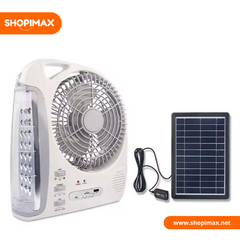 VENTILADOR SOLAR 6 EN 1