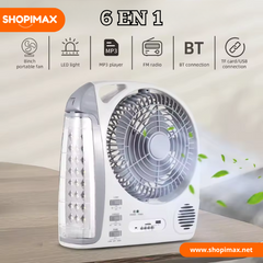 VENTILADOR SOLAR 6 EN 1