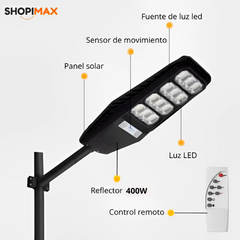 LUMINARIA PASTORAL 400W CAFINI