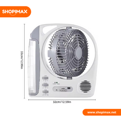 VENTILADOR SOLAR 6 EN 1