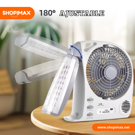 VENTILADOR SOLAR 6 EN 1