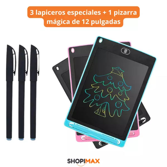 Combo Cuaderno Mágico + pizarra mágica 12 pulgadas